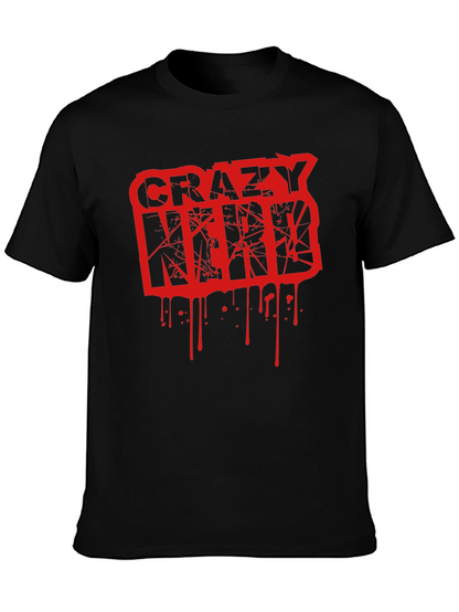 Crazy Nerd Graphic T-Shirt