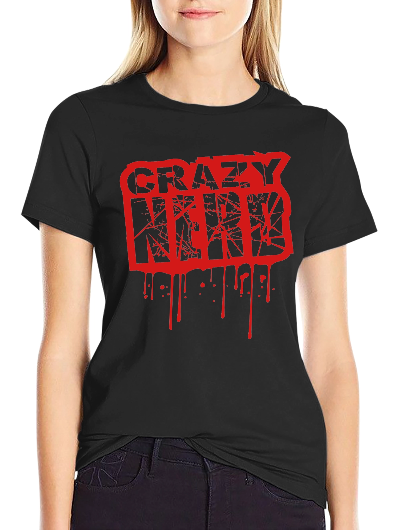 Crazy Nerd Graphic T-Shirt