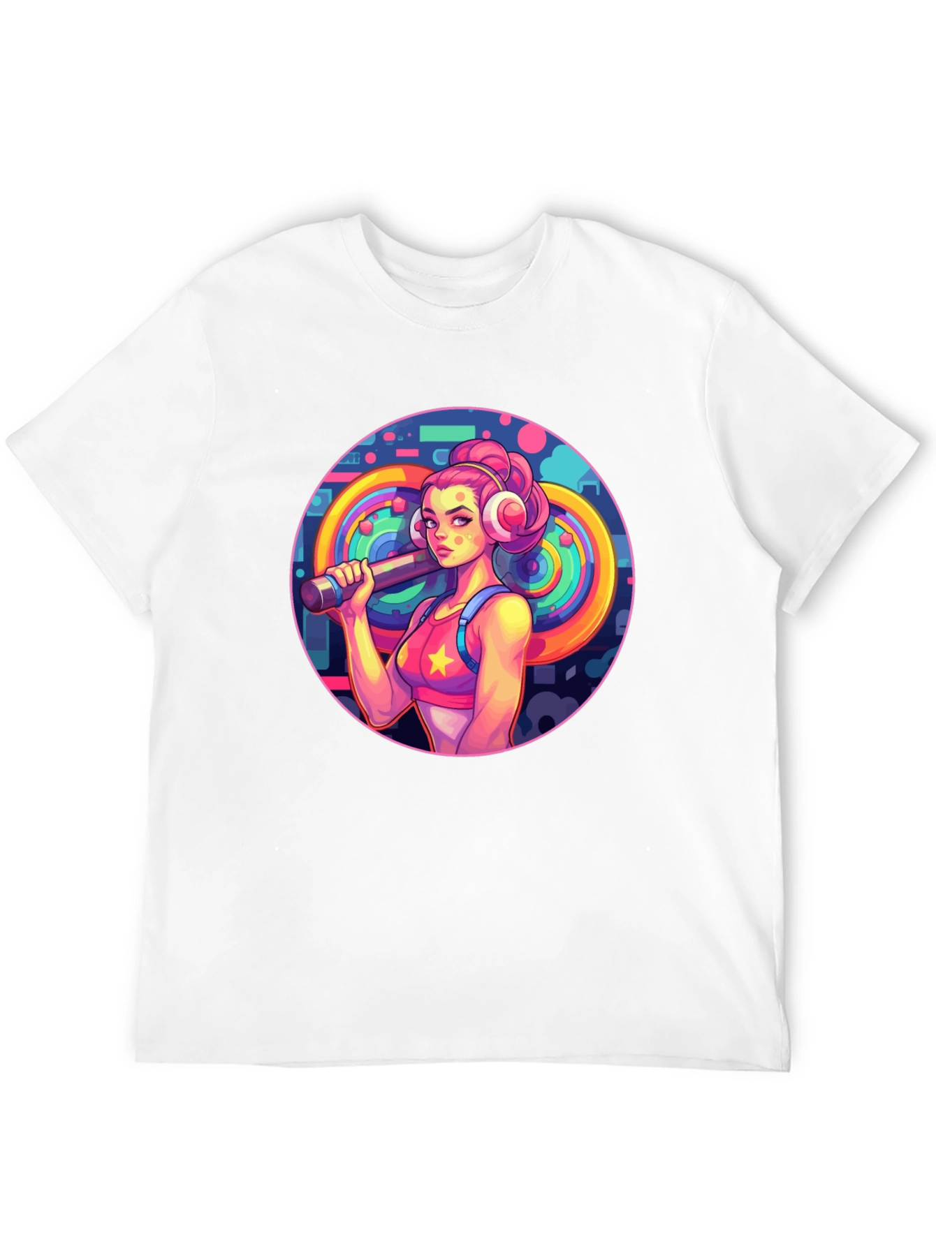 Retro Fitness Girl Tee