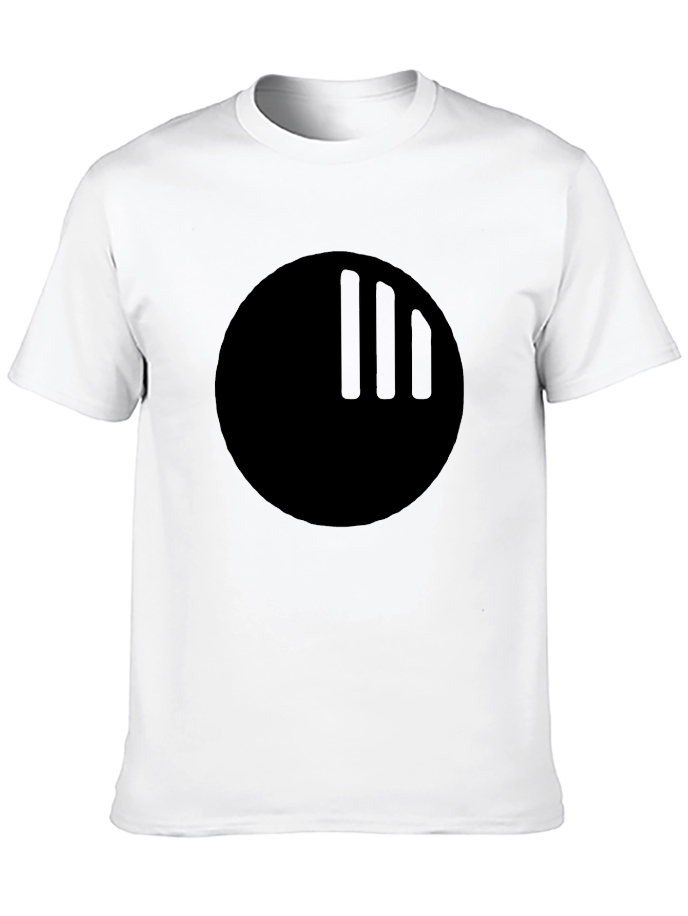 Black Graphic Tee - Modern Minimalist Design