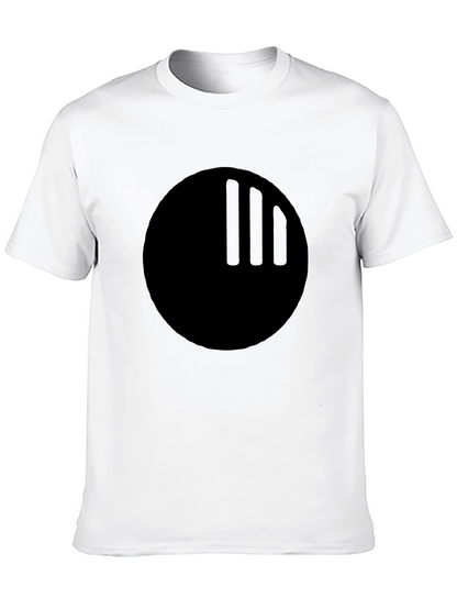 Black Graphic Tee - Modern Minimalist Design