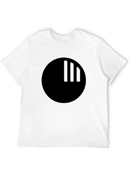 Black Graphic Tee - Modern Minimalist Design