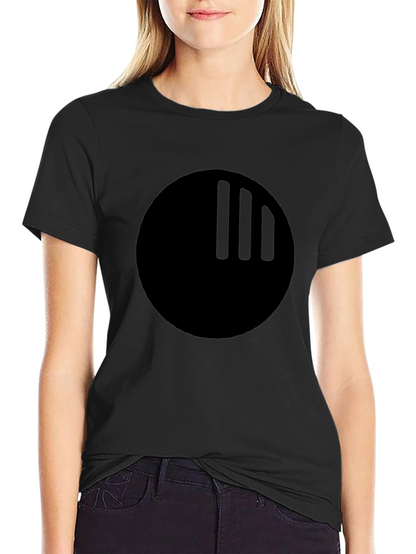 Black Graphic Tee - Modern Minimalist Design