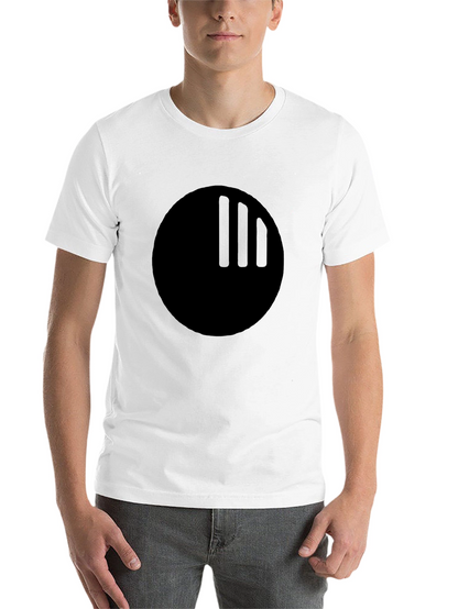 Black Graphic Tee - Modern Minimalist Design