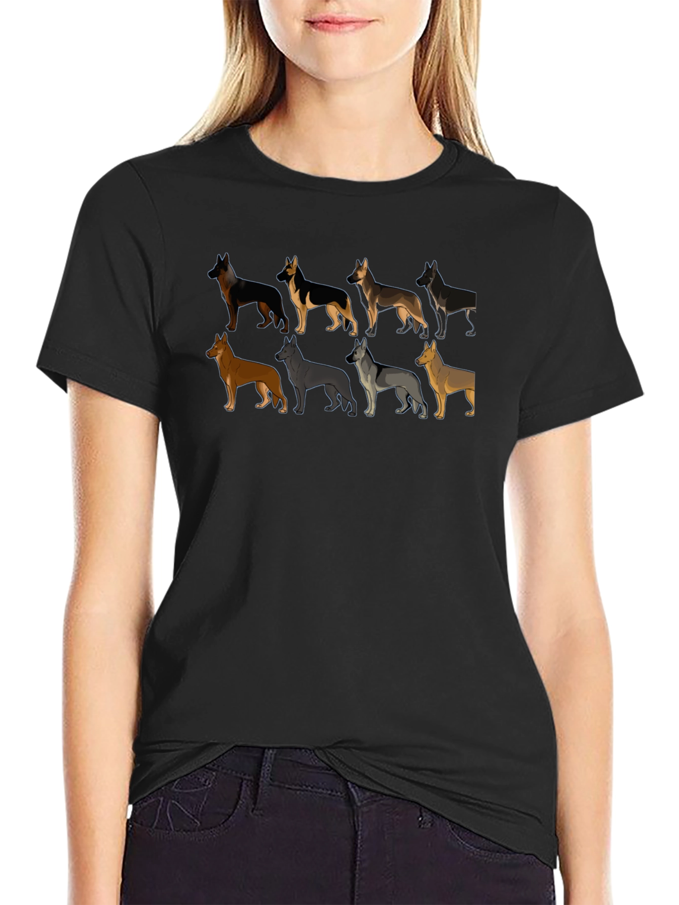 German Shepherd Dogs T-Shirt - Stylish Pet Lover Tee