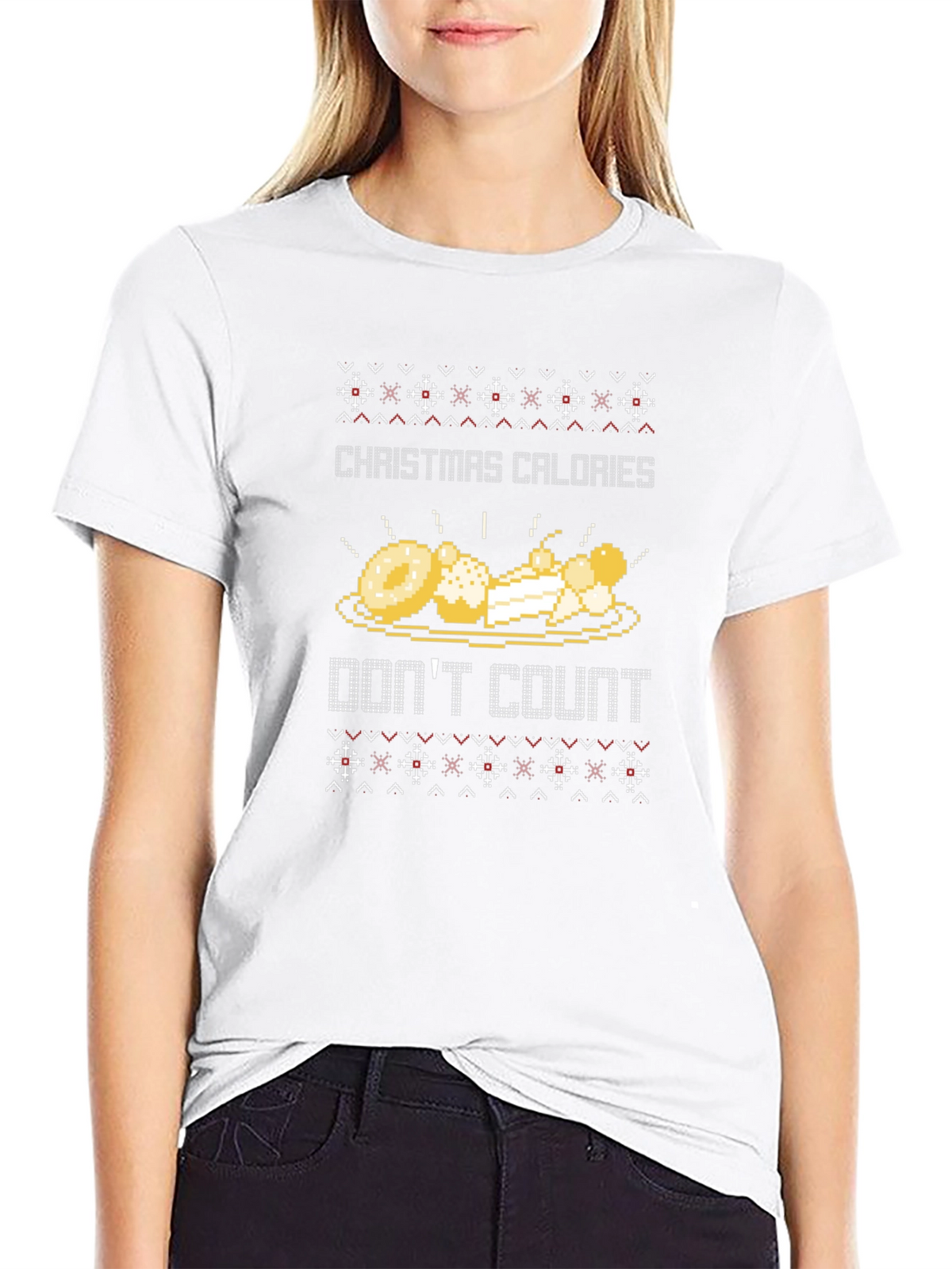 Christmas Calories Dont Count Graphic Tee
