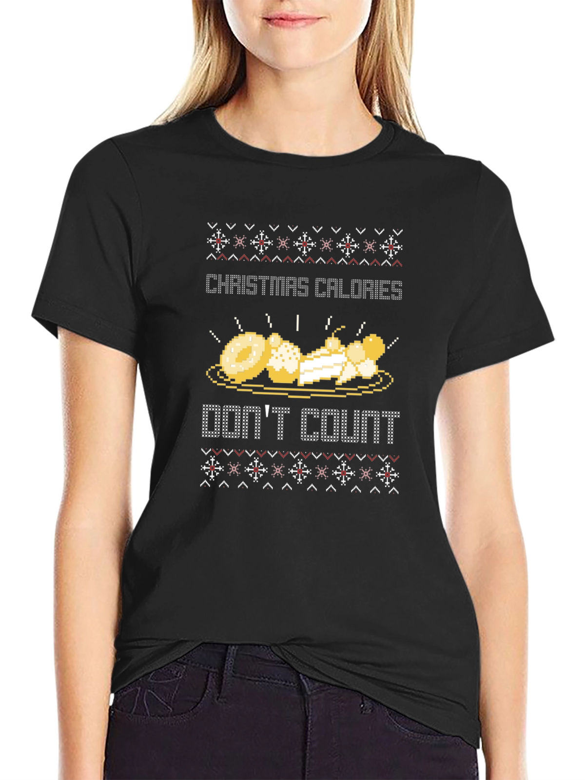 Christmas Calories Dont Count Graphic Tee