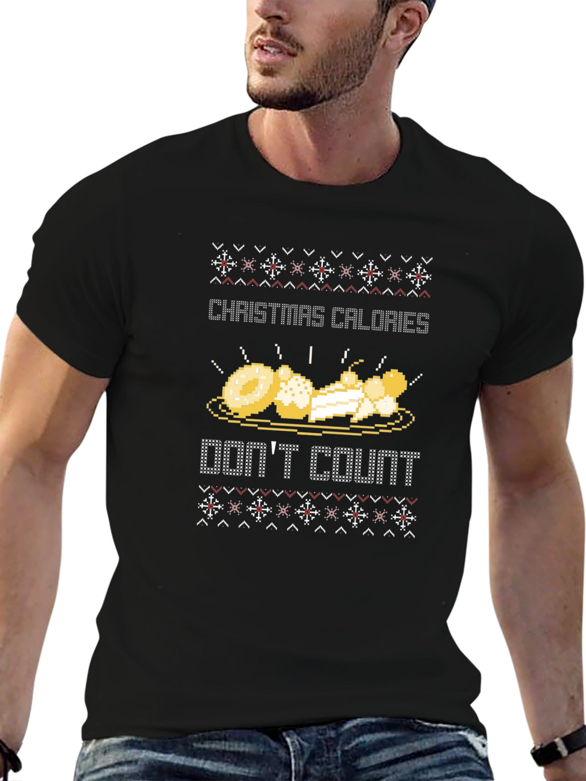 Christmas Calories Dont Count Graphic Tee