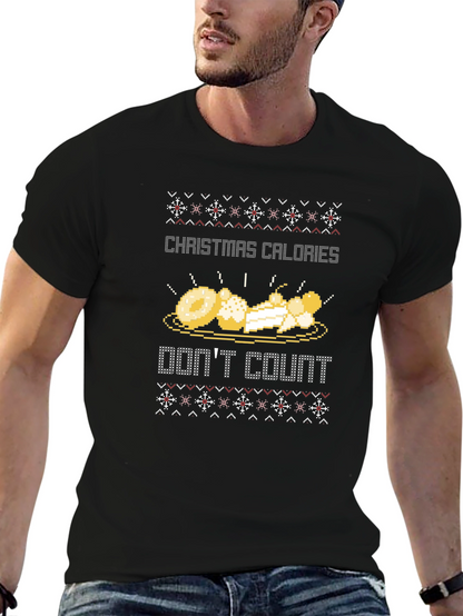 Christmas Calories Dont Count Graphic Tee