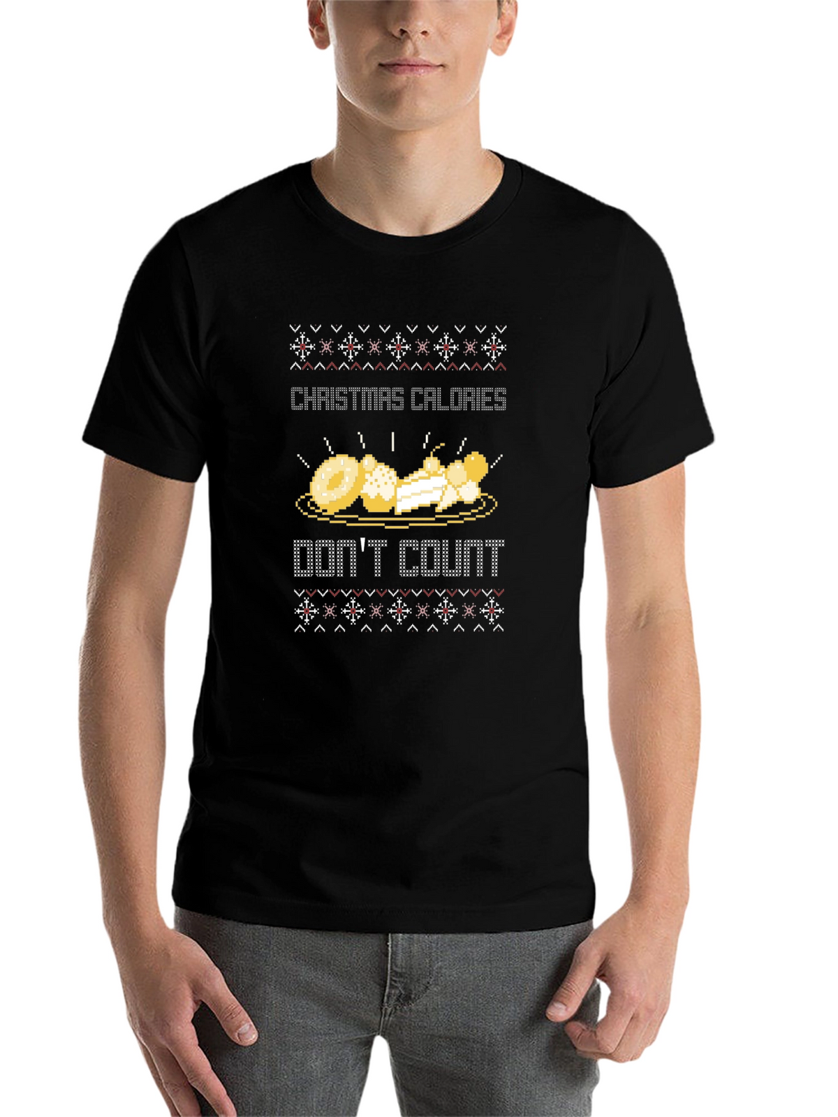 Christmas Calories Dont Count Graphic Tee