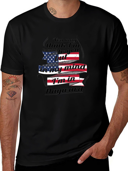 Hayward Mind T-Shirt Patriotic USA Flag