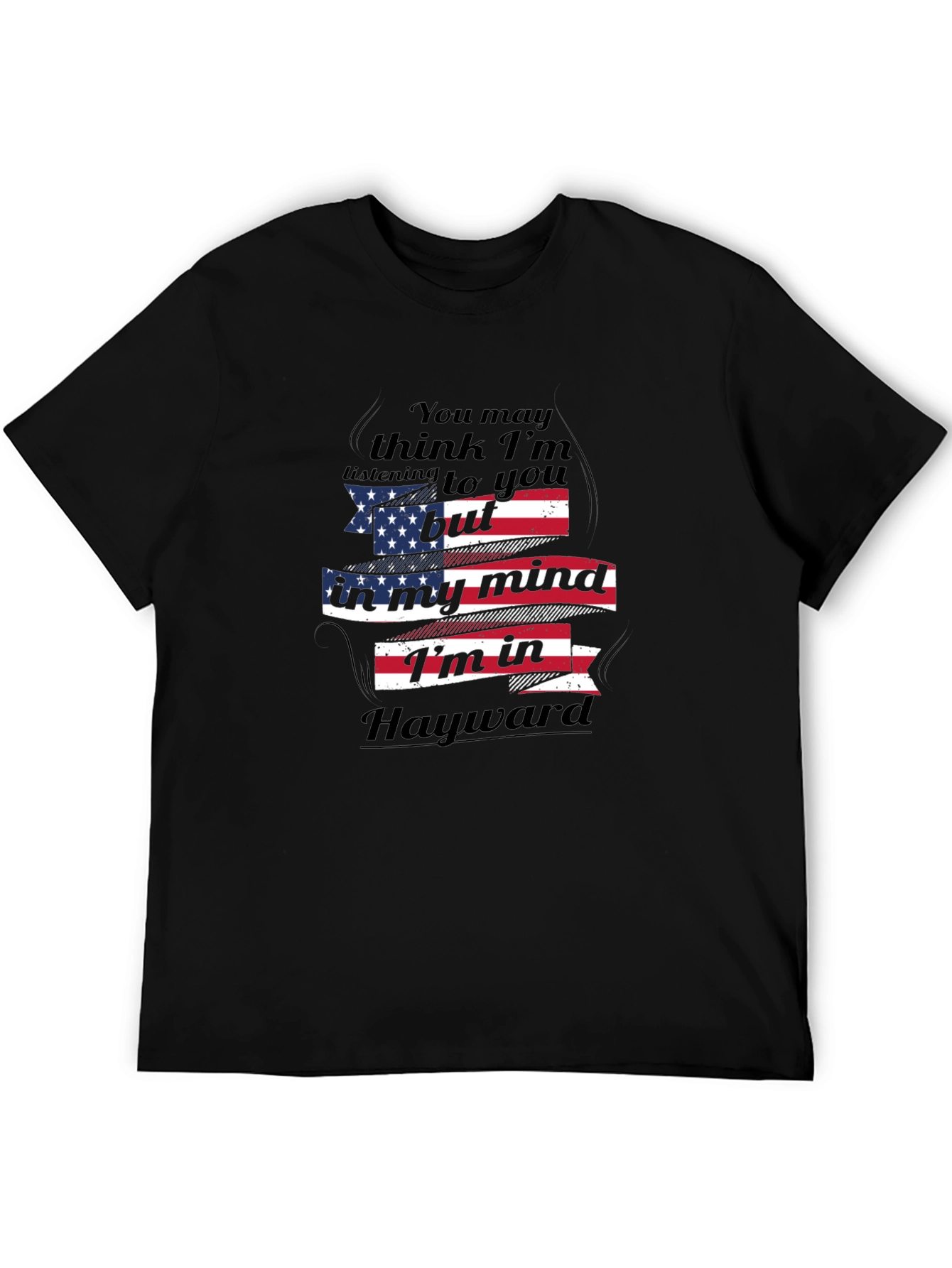 Hayward Mind T-Shirt Patriotic USA Flag