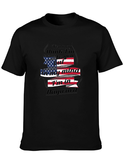 Hayward Mind T-Shirt Patriotic USA Flag
