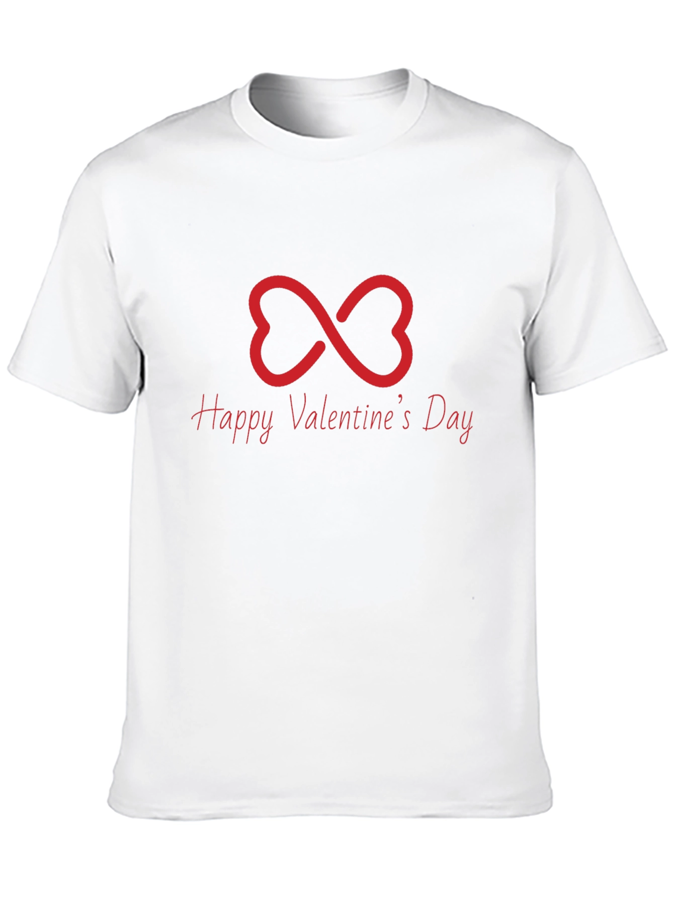 Happy Valentines Day Infinity Heart T-Shirt