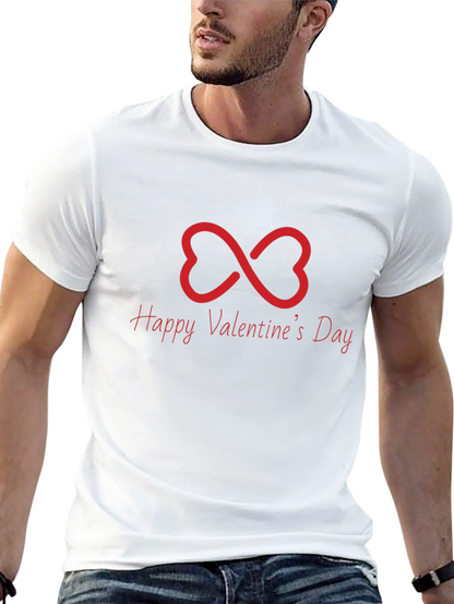 Happy Valentines Day Infinity Heart T-Shirt