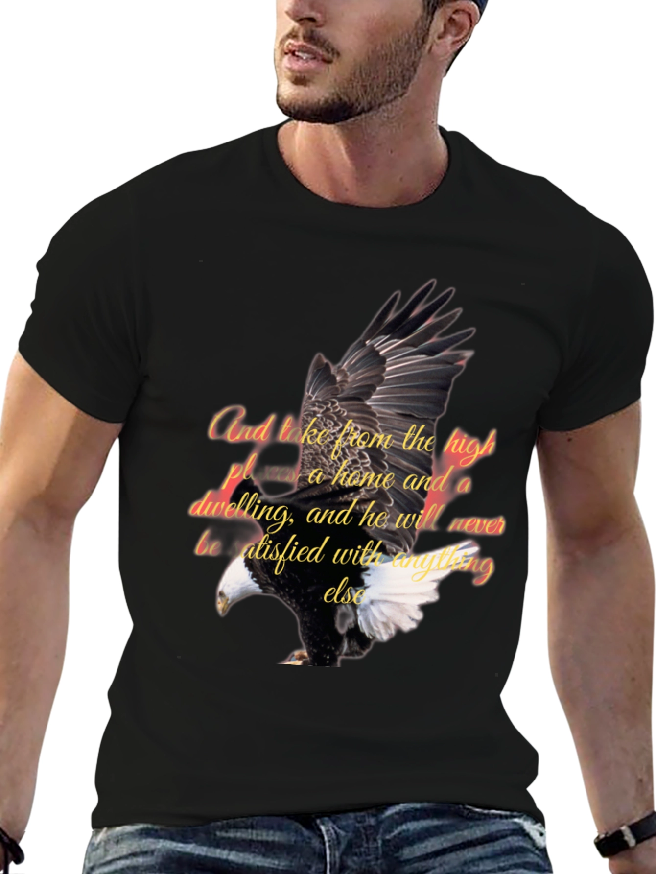 Eagle Graphic Print T-Shirt