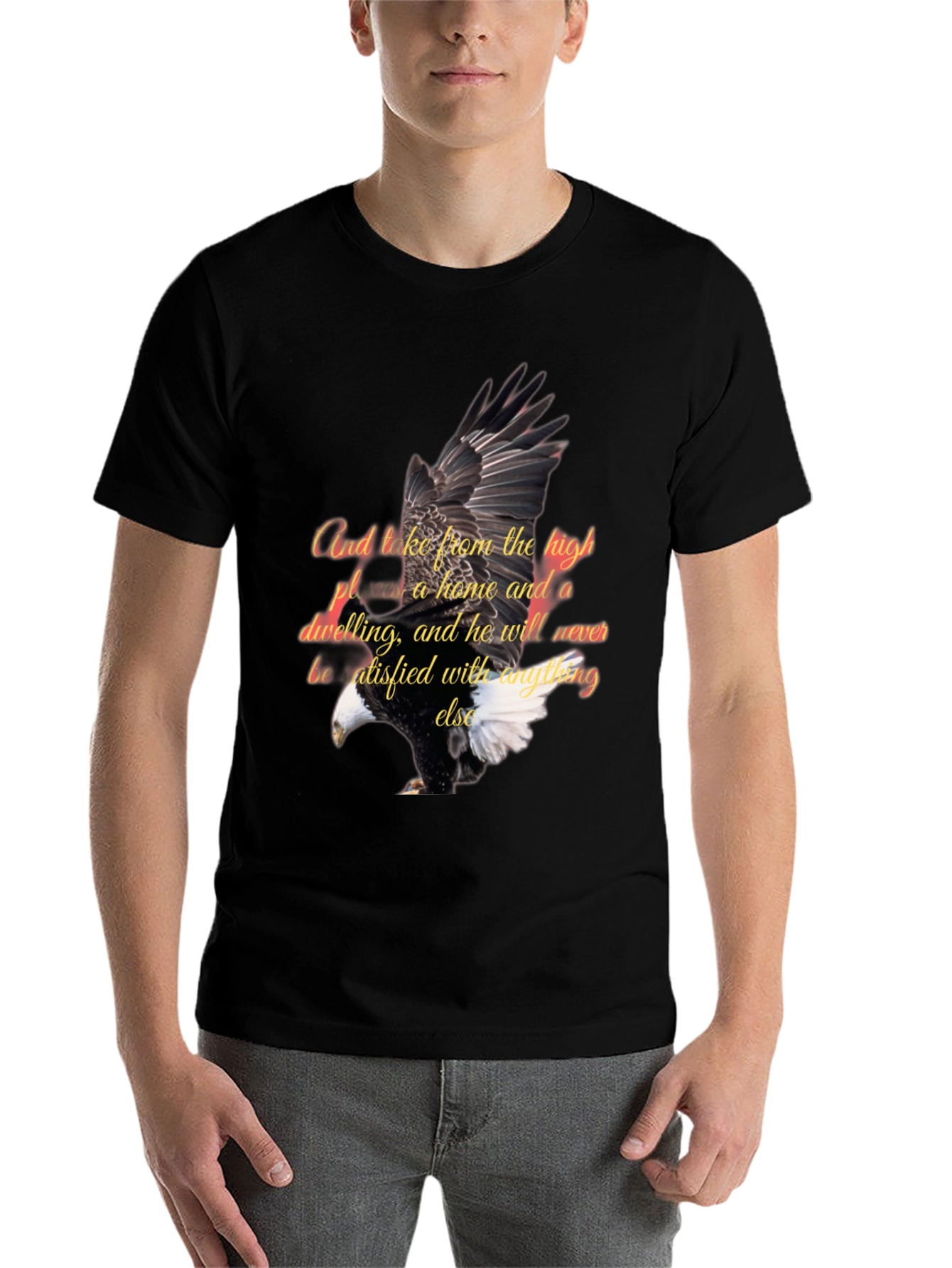 Eagle Graphic Print T-Shirt
