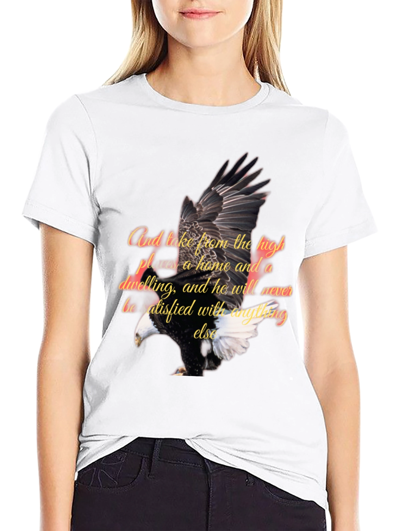 Eagle Graphic Print T-Shirt