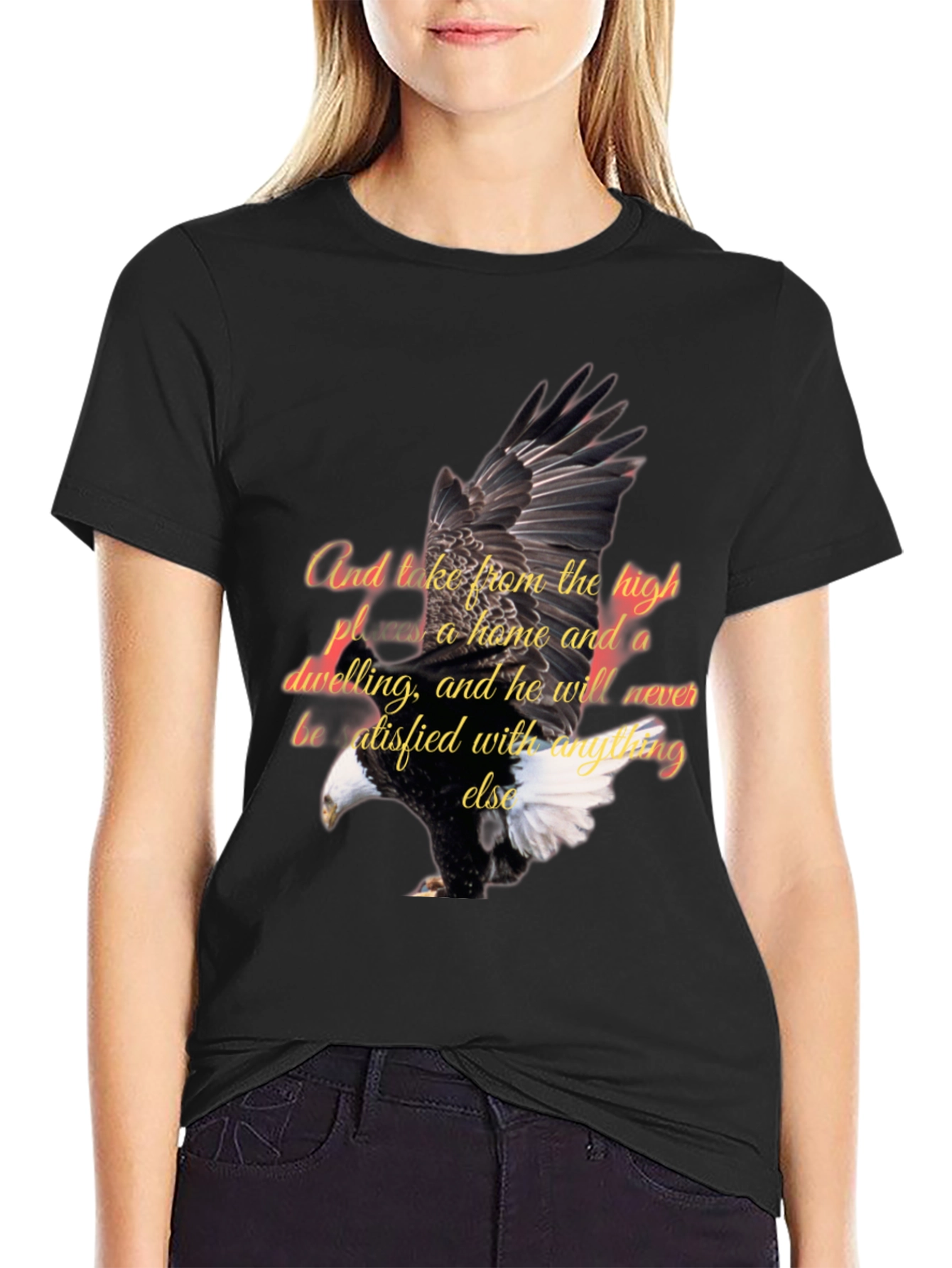 Eagle Graphic Print T-Shirt