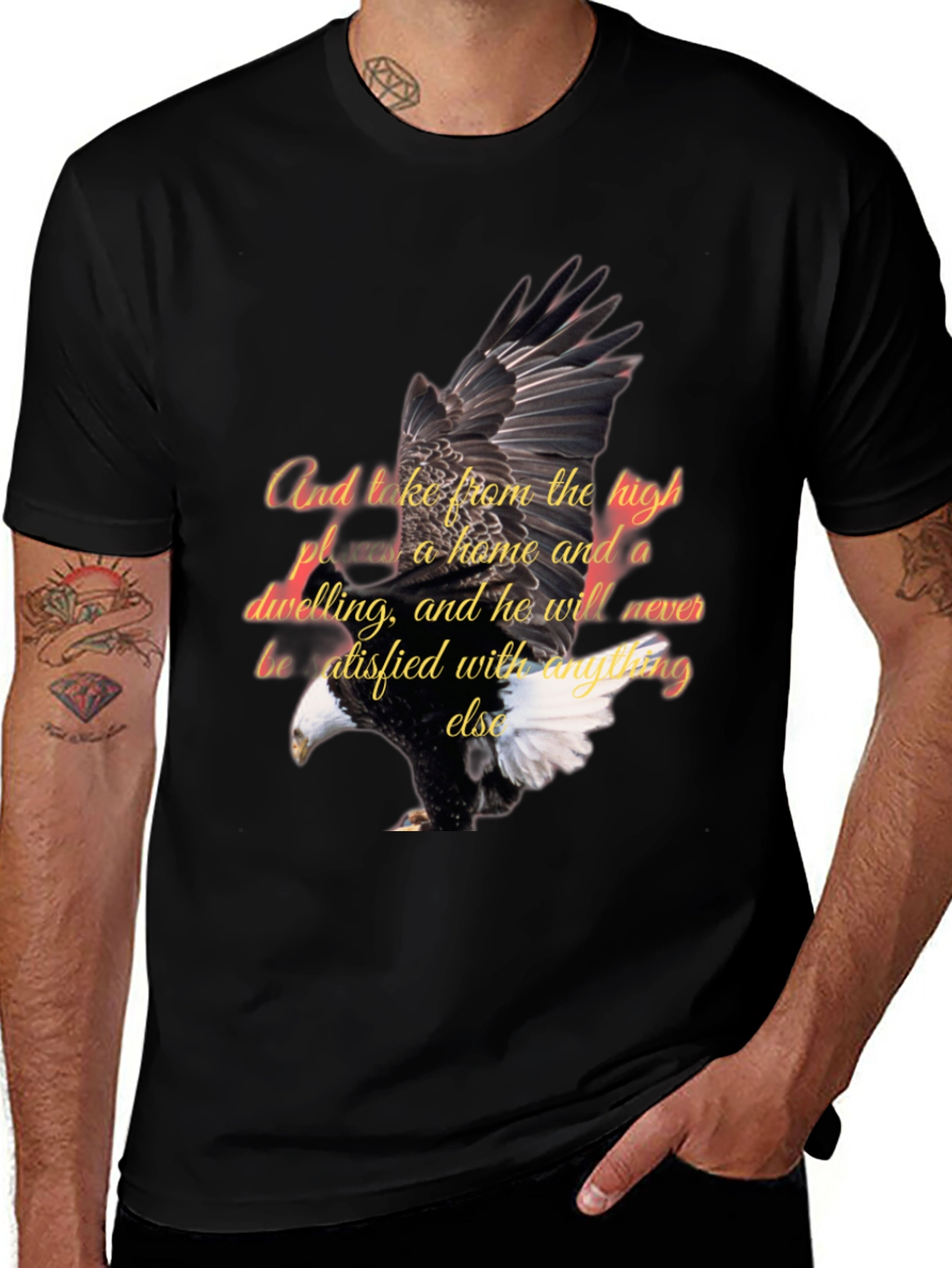 Eagle Graphic Print T-Shirt