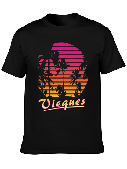Vieques Retro Sunset T-Shirt