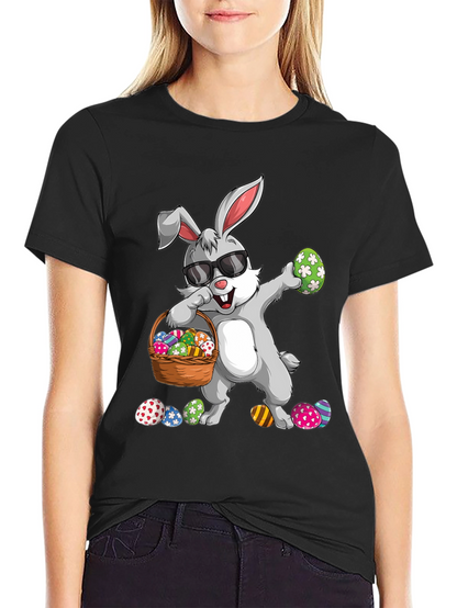 Easter Bunny Dabbing T-Shirt