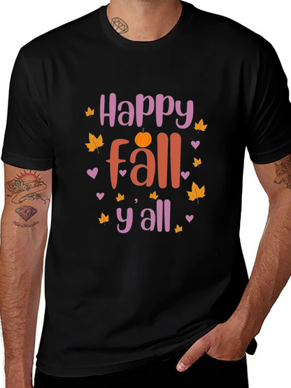 Happy Fall Yall T-Shirt - Autumn Season