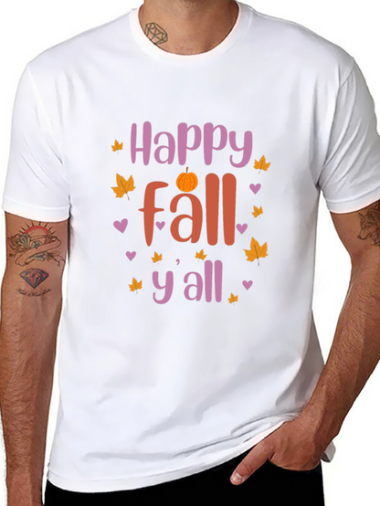 Happy Fall Yall T-Shirt - Autumn Season