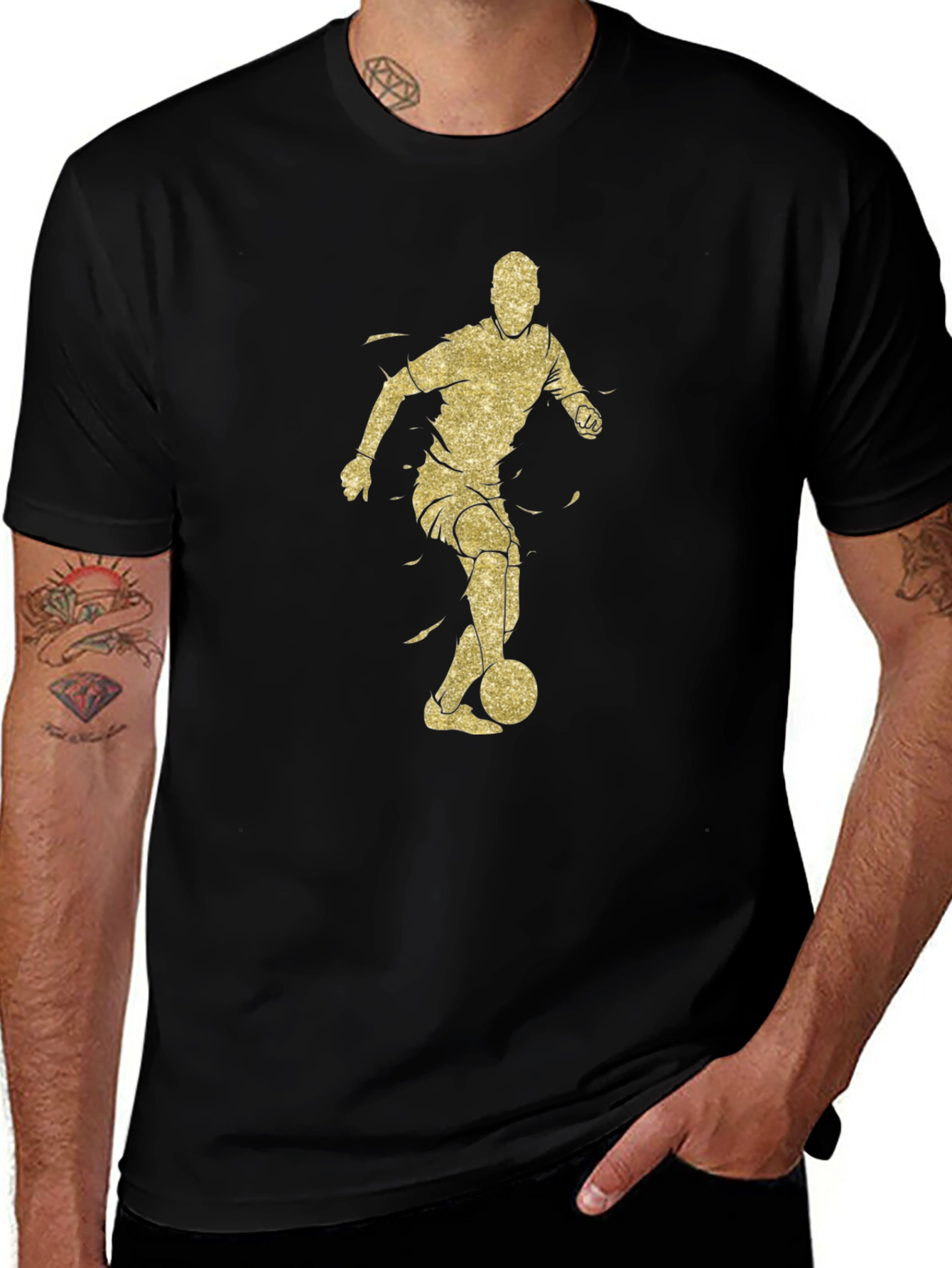 Soccer Player Graphic T-Shirt