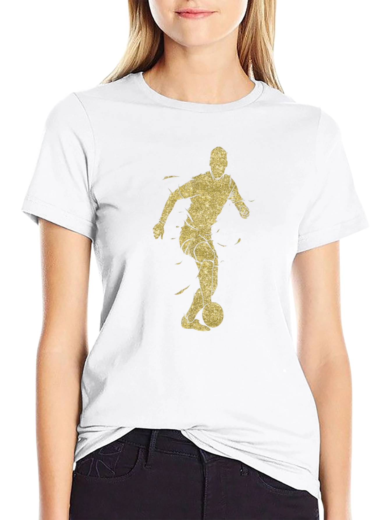 Soccer Player Graphic T-Shirt