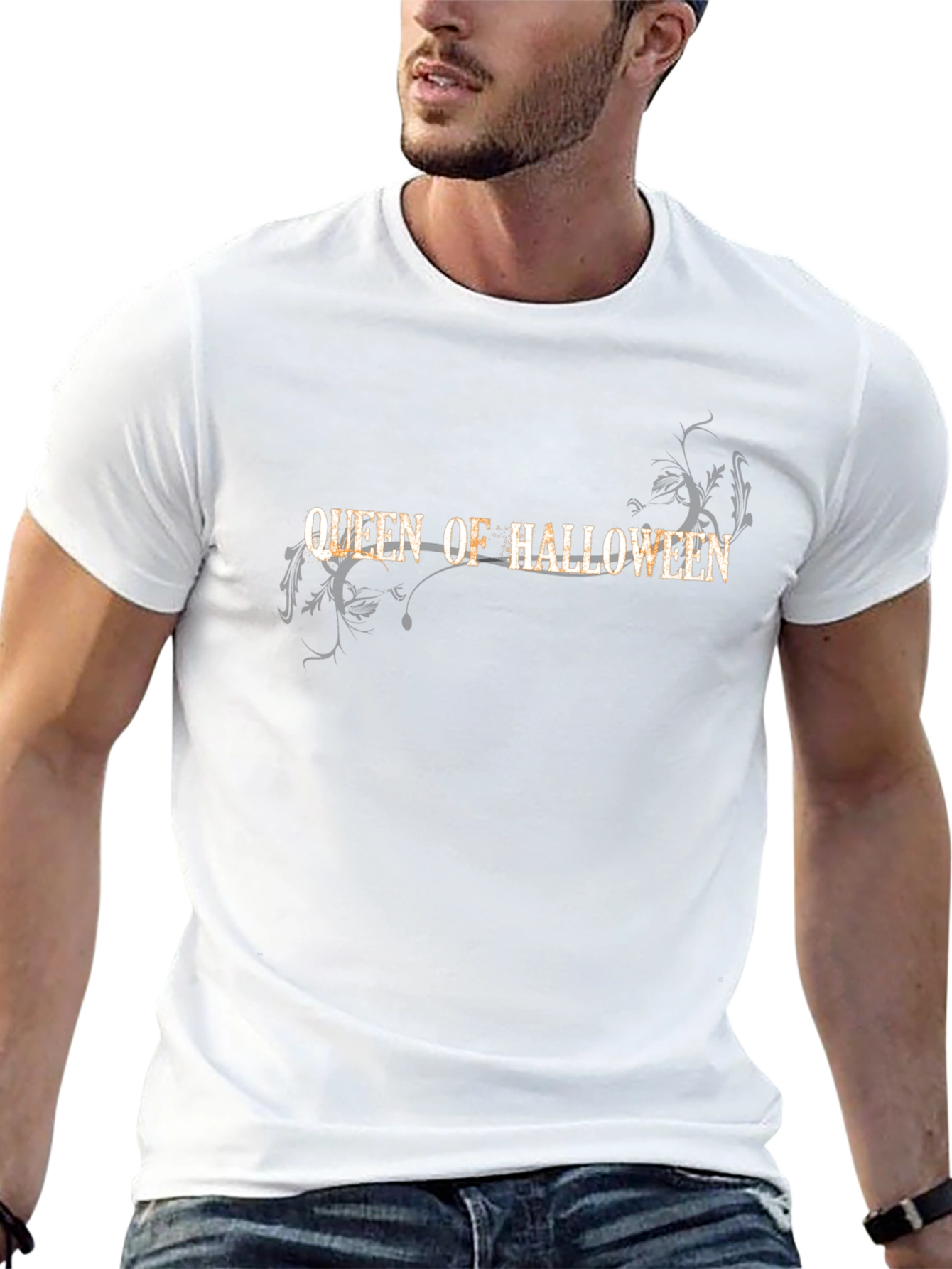 Queen of Halloween Black T-Shirt