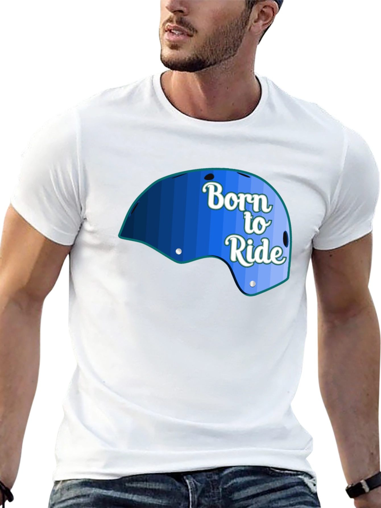 Born to Ride Graphic Tee - Black