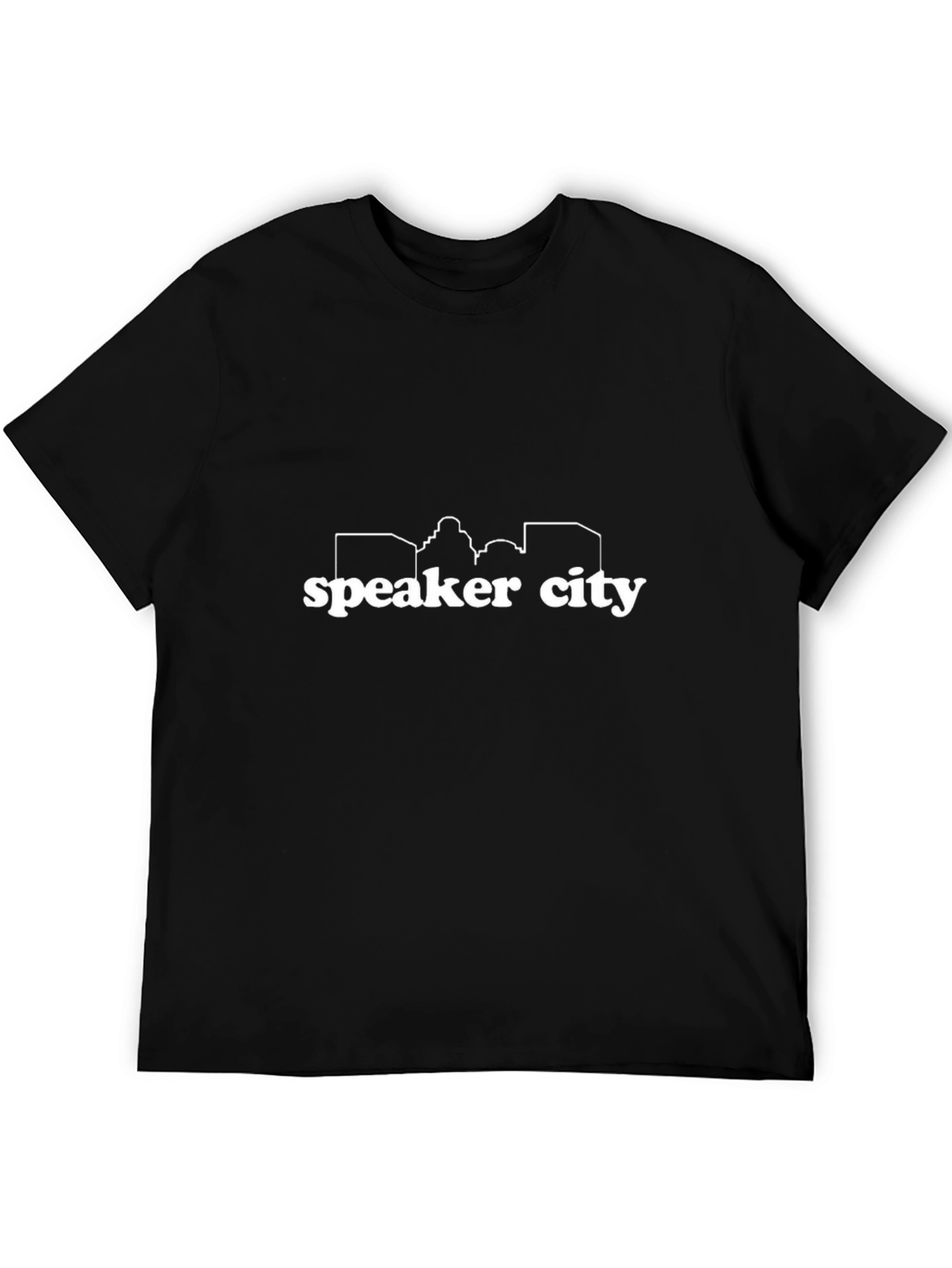 Speaker City T-Shirt - Black - Graphic Tee