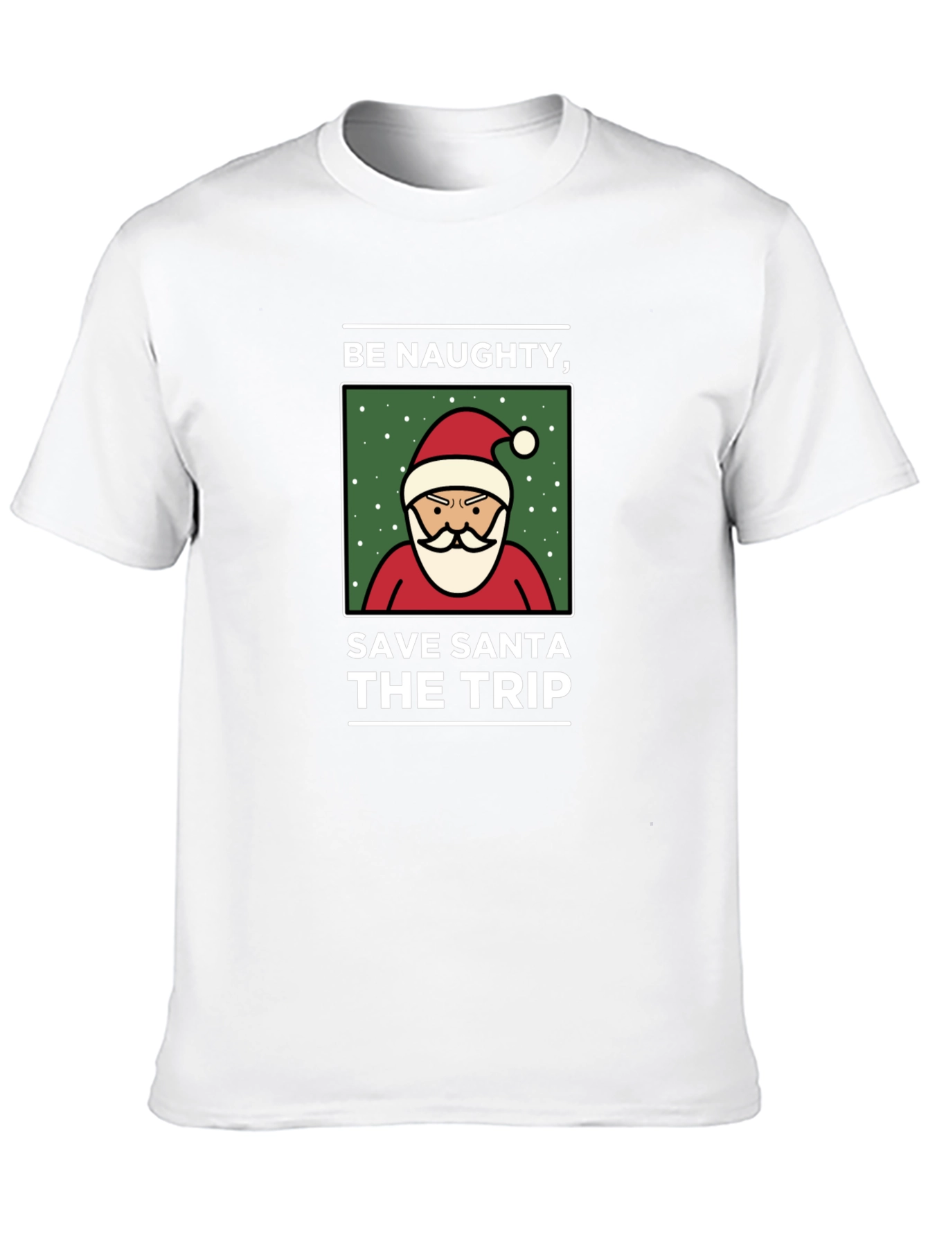 Naughty Save Santa Trip Graphic Tee