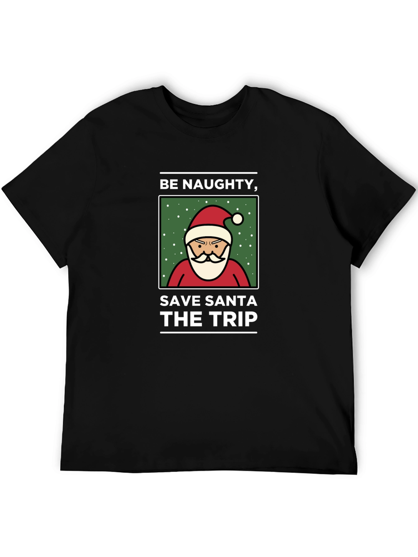 Naughty Save Santa Trip Graphic Tee