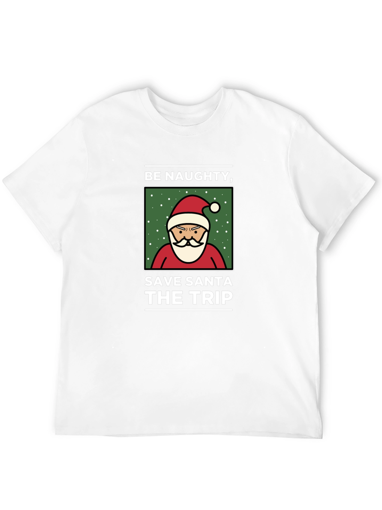 Naughty Save Santa Trip Graphic Tee