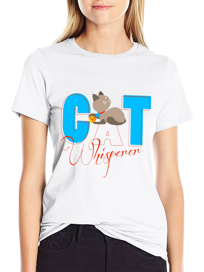 Cat Whisperer Graphic T-Shirt