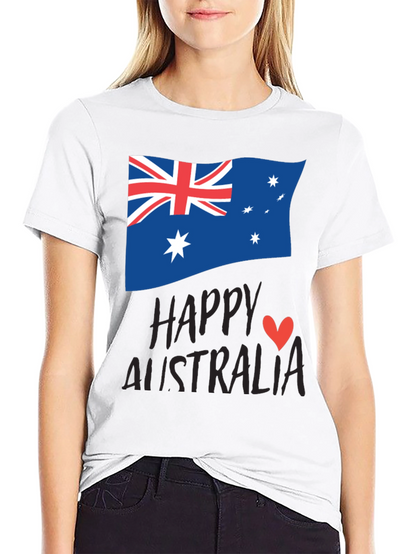Happy Australia Day T-Shirt - Unisex Black Tee