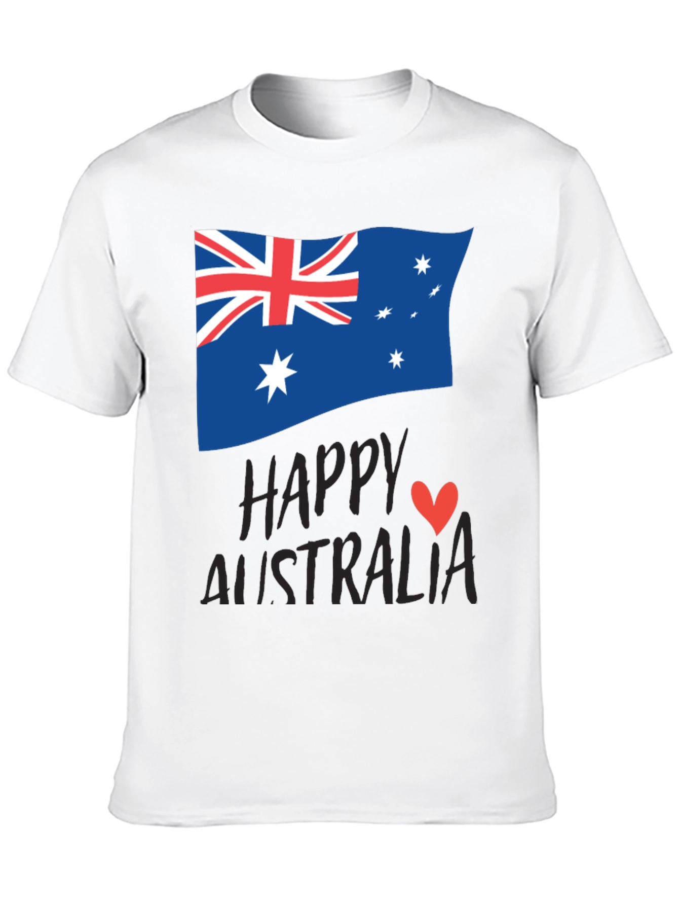 Happy Australia Day T-Shirt - Unisex Black Tee