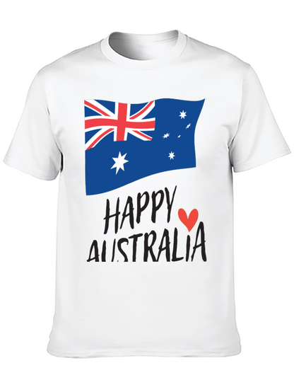 Happy Australia Day T-Shirt - Unisex Black Tee