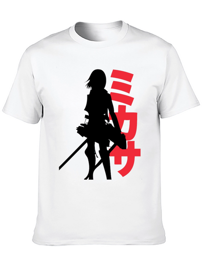 Anime Silhouette Graphic T-Shirt