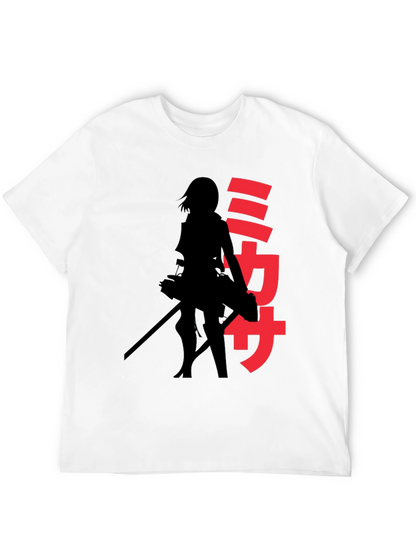 Anime Silhouette Graphic T-Shirt