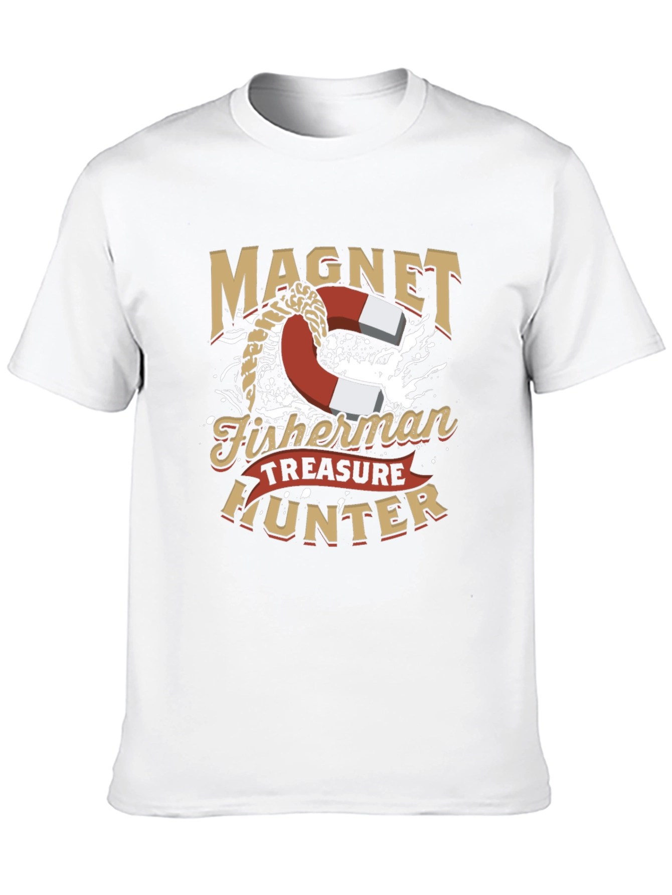 Magnet Fisherman Treasure Hunter T-Shirt