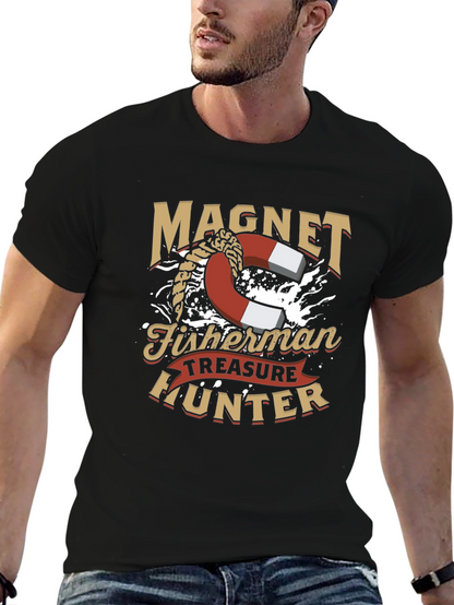 Magnet Fisherman Treasure Hunter T-Shirt
