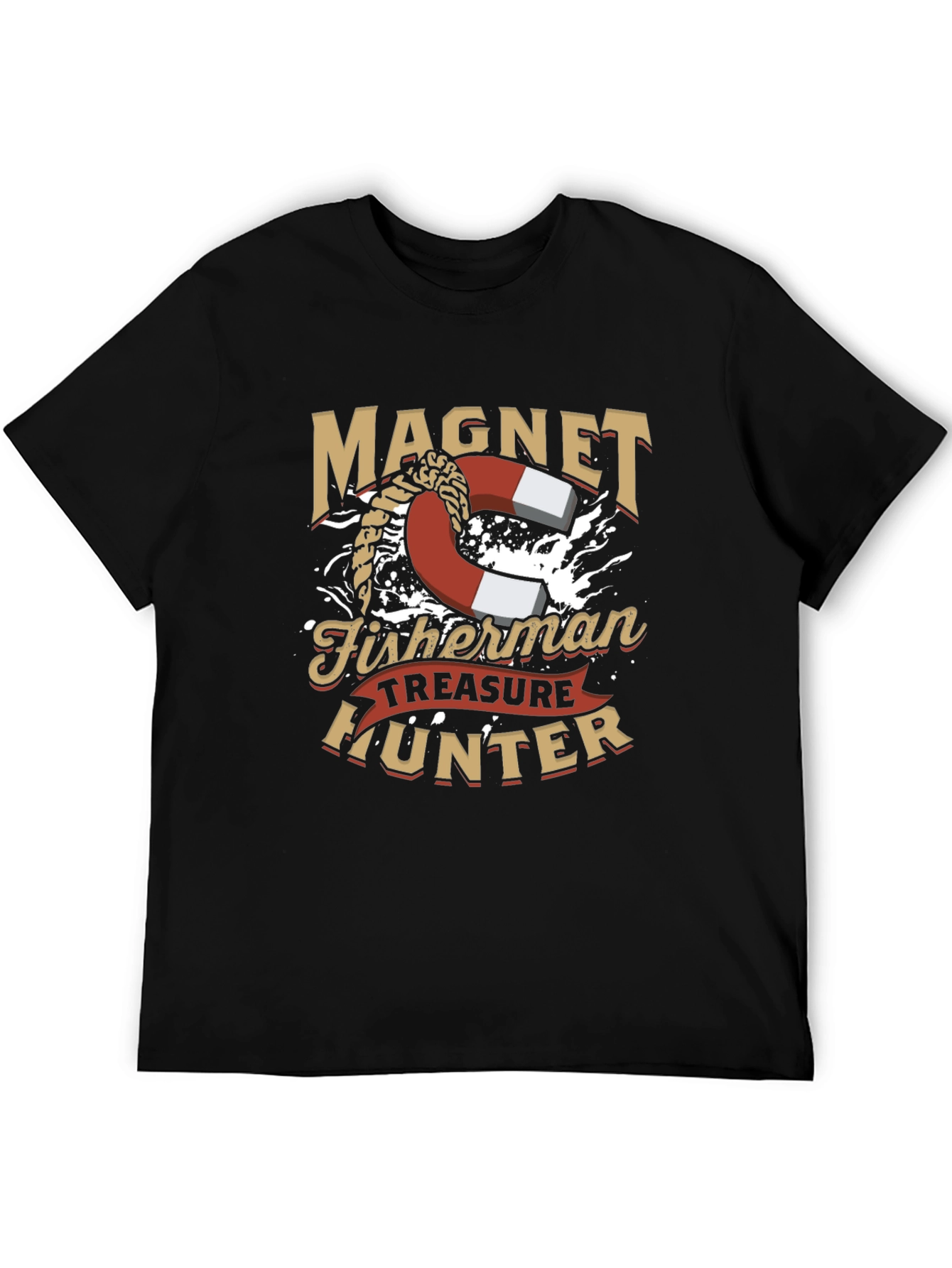 Magnet Fisherman Treasure Hunter T-Shirt