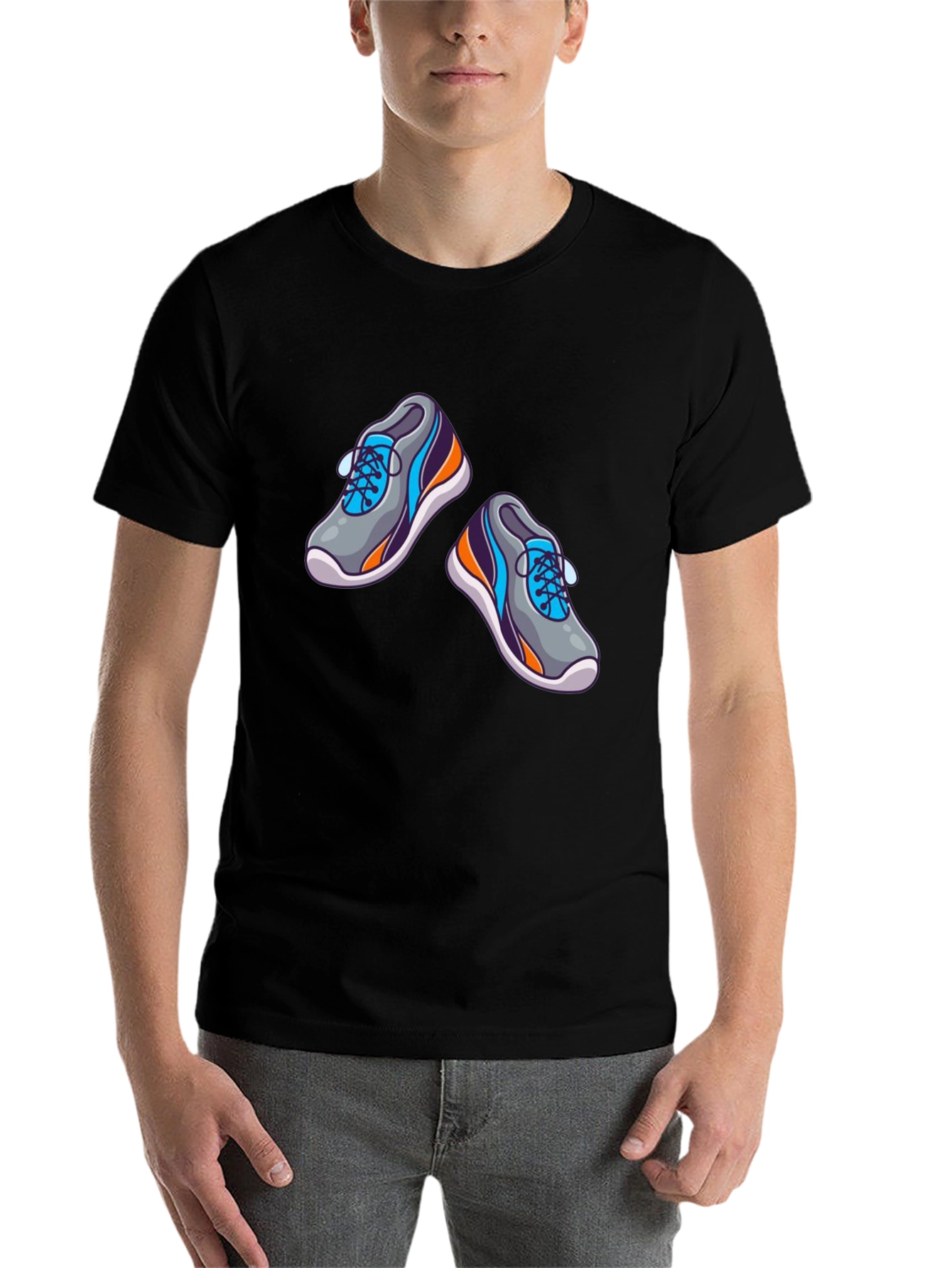 Sneakers Graphic Tee - Cool Casual Design
