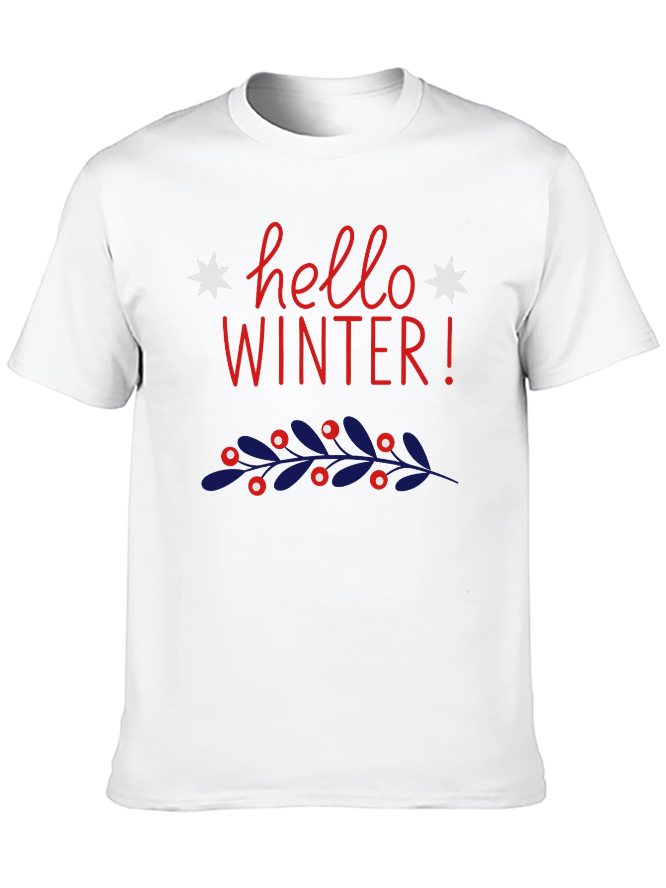 Hello Winter Graphic Tee - Holiday Style