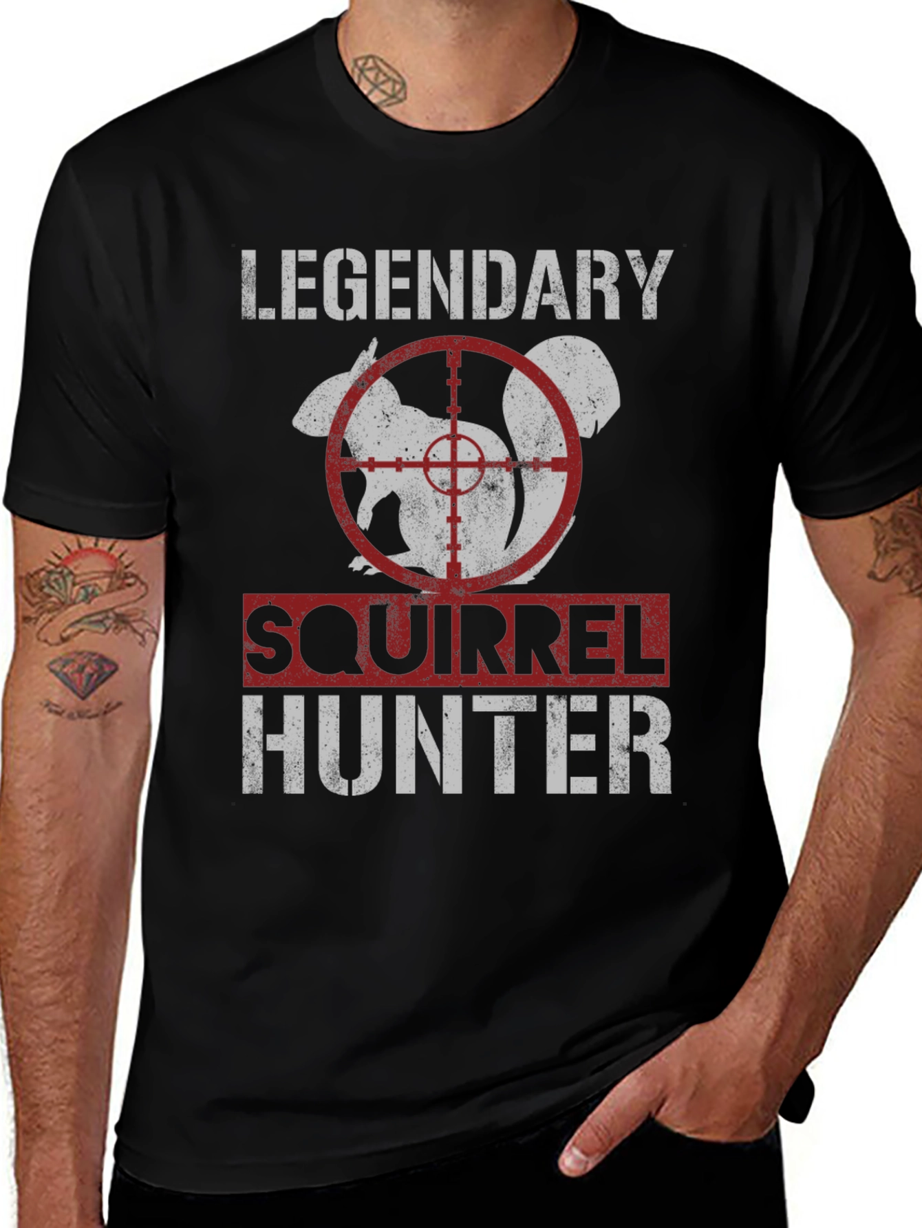 Legendary Squirrel Hunter T-Shirt - Funny Hunting Tee