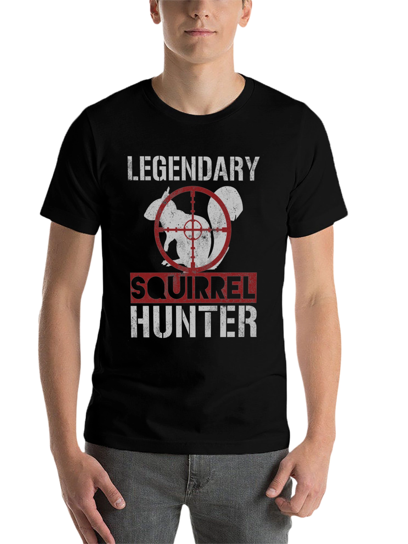 Legendary Squirrel Hunter T-Shirt - Funny Hunting Tee