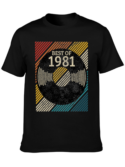 Best of 1981 Retro Vinyl T-Shirt